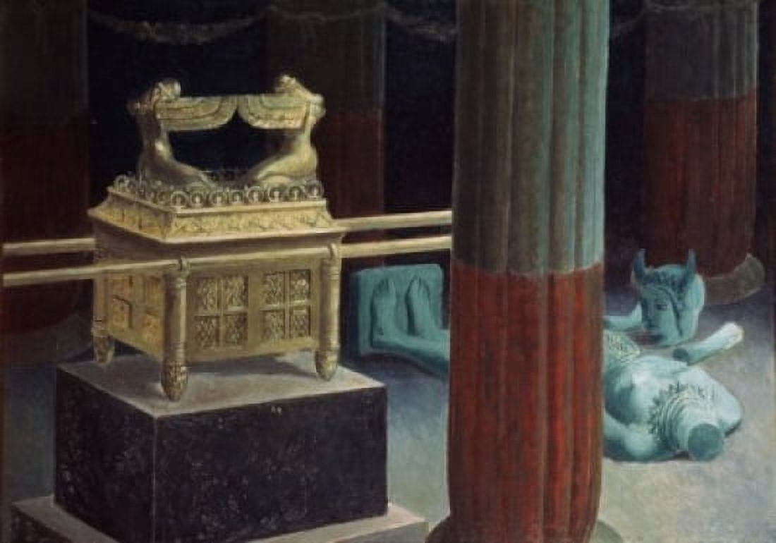 The Idol Broken Down Before the Ark James Tissot (1836-1902 French) Canvas Art - James Tissot (24 x 36)