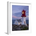 thumbnail image 1 of Art.com The Idyllic Lindesnes Fyr Lighthouse, Lindesnes, Norway Photographic Print by Doug Pearson, White Frame Wall Art, 17" x 21", 1 of 5