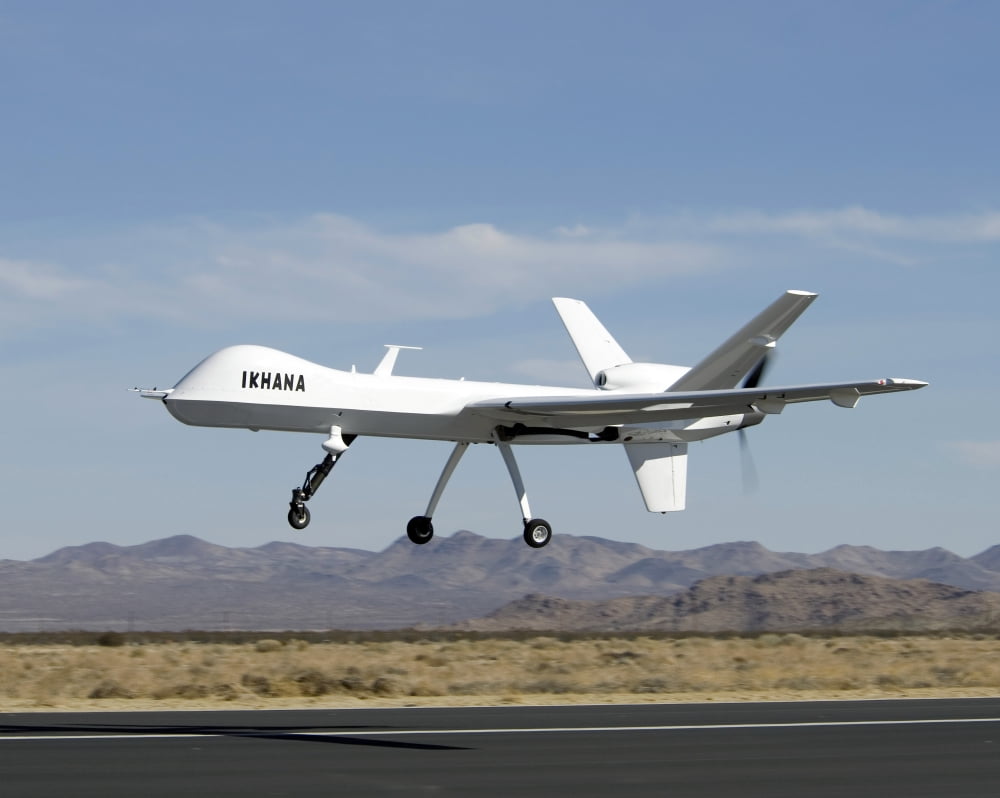 The Ikhana unmanned aircraft Canvas Art - Stocktrek Images (32 x 25)