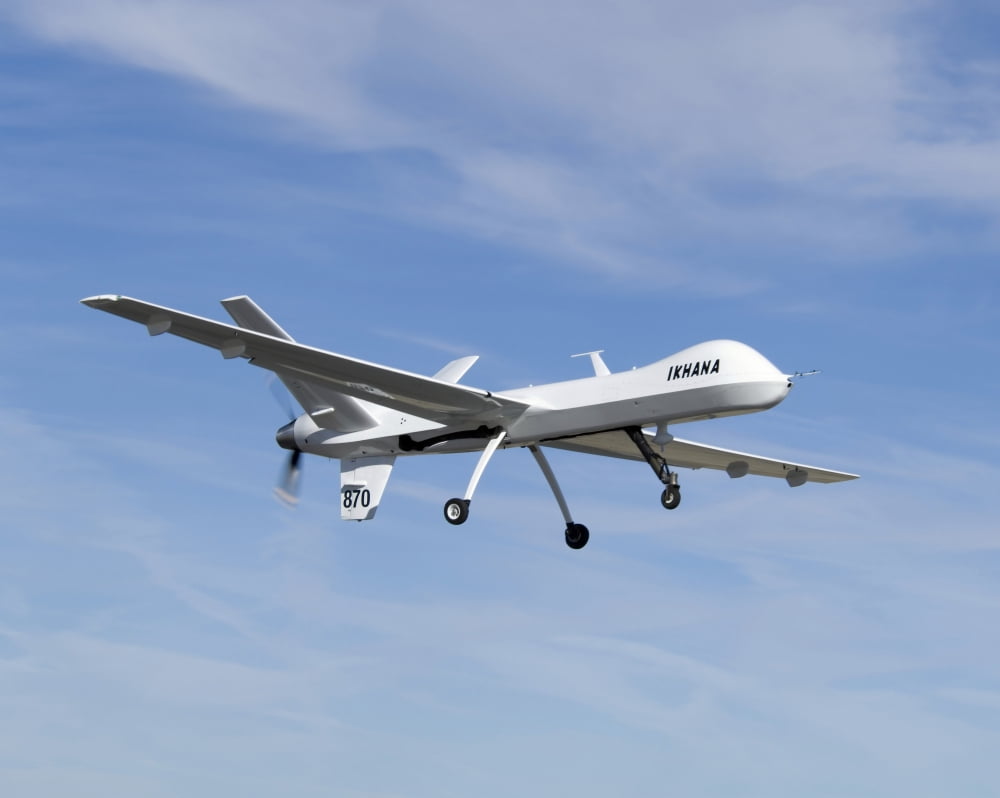 The Ikhana unmanned aircraft Canvas Art - Stocktrek Images (32 x 25)
