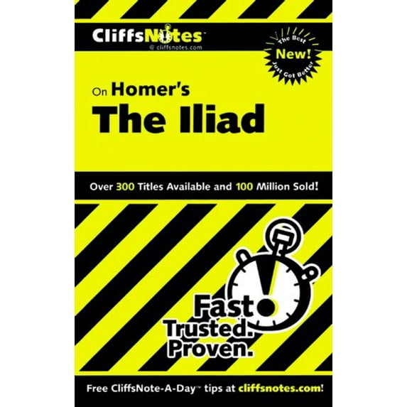 Pre-Owned Cliffsnotes on Homer's Iliad (Paperback) 076458586X 9780764585869