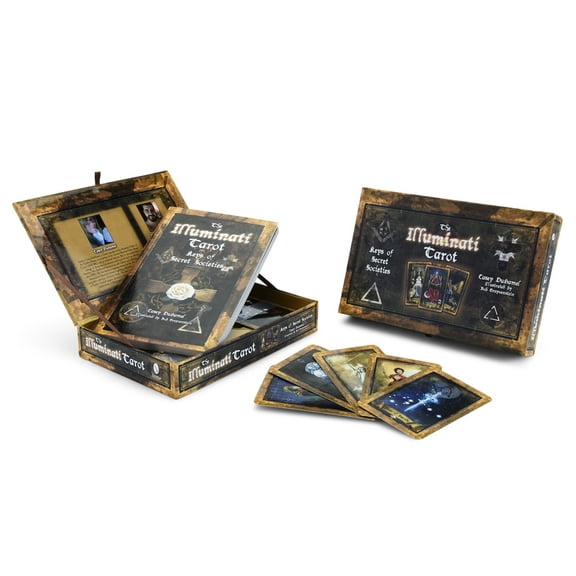The Illuminati Tarot: Keys of Secret Societies (Tarot Kit Box Set with 78 Cards and Guide Book), (Paperback)