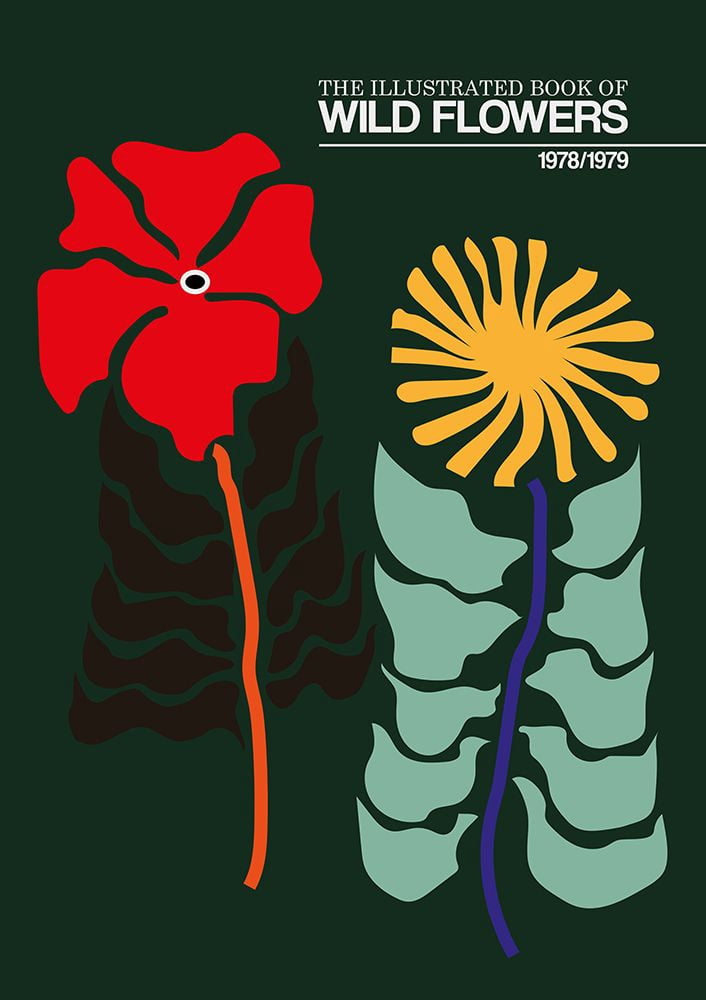 The Illustrated Book Of Wild Flowers Vol.2 Green Poster Print Frances