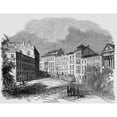 thumbnail image 1 of The Illustrated London News Etching From 1854. The Insurrection In Spain Barricade In Place san Geronimo near Prado Madrid by John Short, 1 of 3