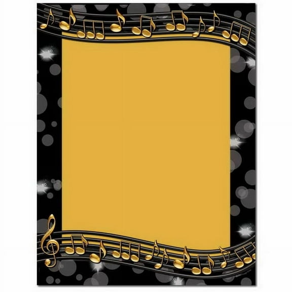 Symphony Letterhead Sheets - 8.5" x 11" - 25 Sheets (olh83625)