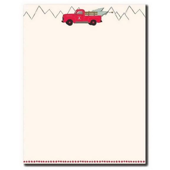 The Image Shop OLHX72-25 Cheerful Delivery Letterhead, 25 pack