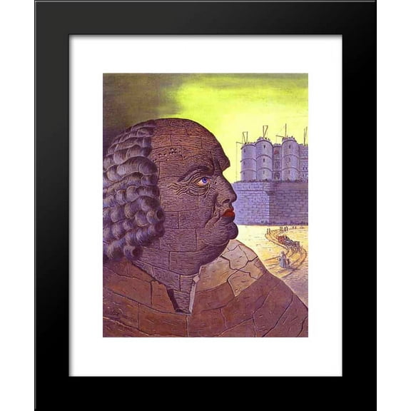 The Imaginary Portrait of the Marquis de Sade 20x24 Framed Art Print by Ray, Man