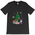 thumbnail image 1 of The Impossibles Around The Christmas Tree Funny Holiday Cartoon Graphic H8046 T-Shirt, for Men and Women, Up to Size 5XL, 1 of 2
