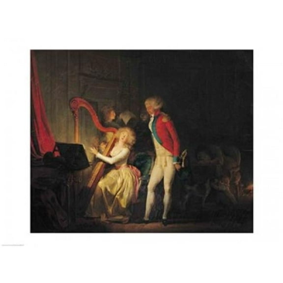 The Improvised Concert Poster Print by Louis-Leopold Boilly - 24 x 18 in.