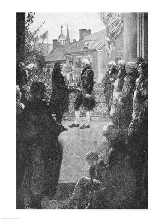 The Inauguration Canvas Art - Howard Pyle (18 x 24)