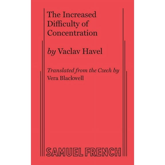 The Increased Difficulty of Concentration, (Paperback)
