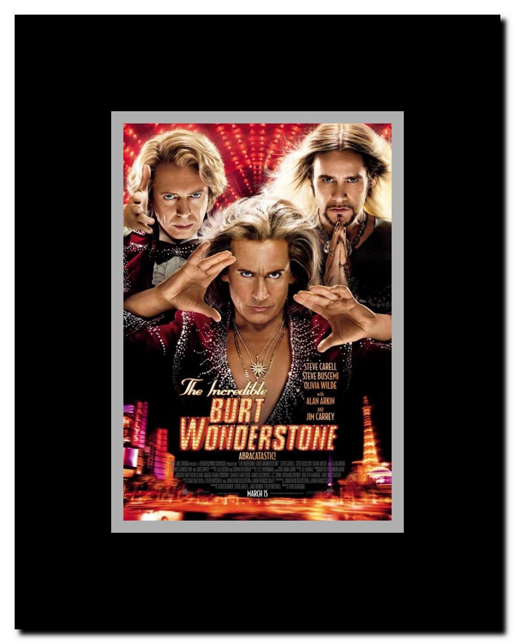 The Incredible Burt Wonderstone Framed Movie Poster