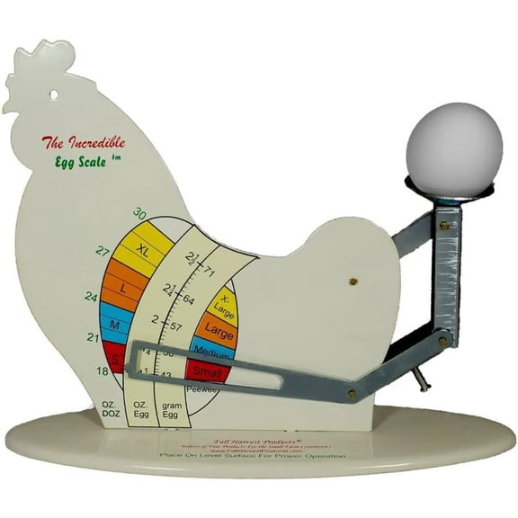 The Incredible Egg Scale  Decorative Egg-Themed Kitchen Egg Scale for Precise Measuring, Baking & Countertop Display