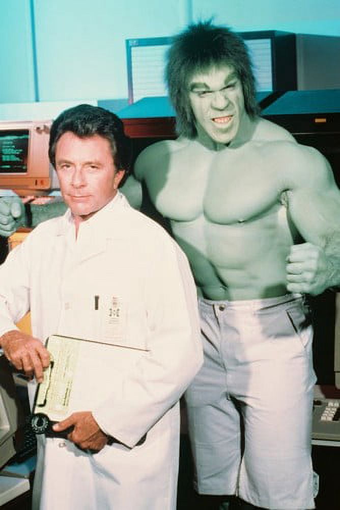 The Incredible Hulk 24x36 Poster Bill Bixy Lou Ferrigno - Walmart.com