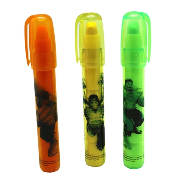 The Incredible Hulk Assorted Color Eraser Cartridge Pen Set (2pc)