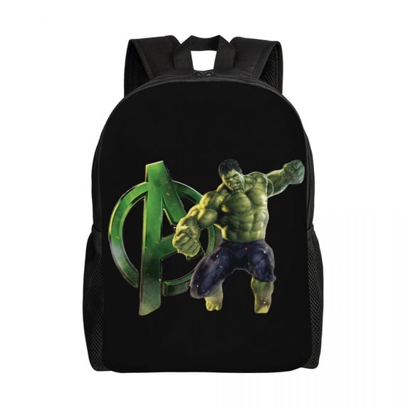 The Incredible Hulk Backpack Printed Travel Backpack For Daily Work Sports Backpack Travel Bag 17 inch