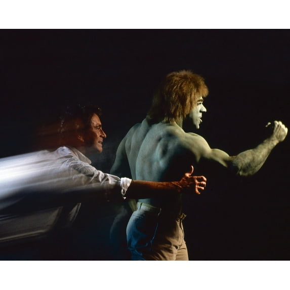 The Incredible Hulk Bill Bixby turns into Lou Ferrigno 24x36 Movie ...