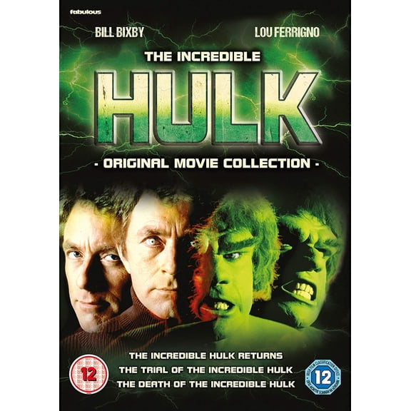 The Incredible Hulk Movie Collection (DVD) Jack Colvin Lee Purcell Nicholas Corea Bill Bixby