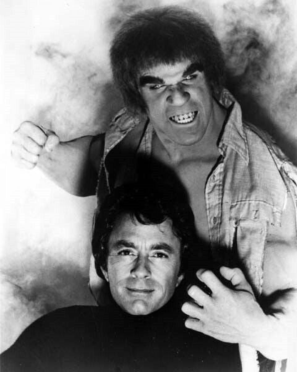 The Incredible Hulk TV series Bill Bixby and Lou Ferrigno 8x10 inch ...