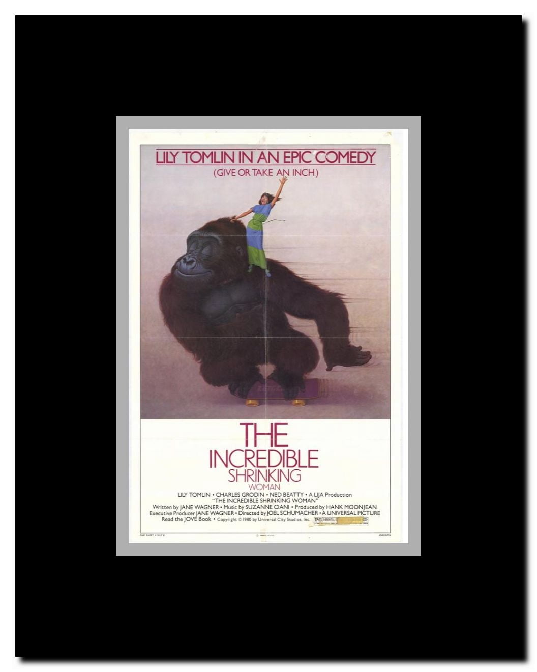 The Incredible Shrinking Woman Framed Movie Poster