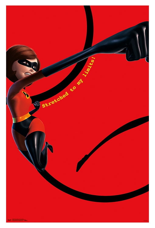 The Incredibles 2 - Mrs. Incredible Poster and Poster Clip Bundle