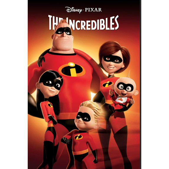 The Incredibles (2004) 24x36 Movie Poster, Pixar Animated Classic