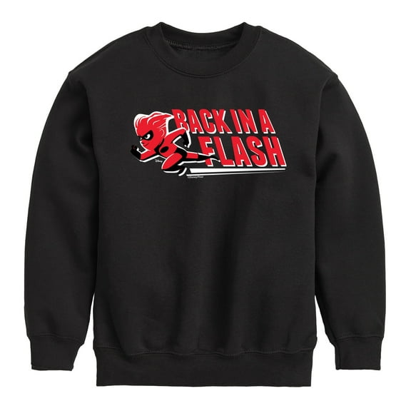 The Incredibles - Back In A Flash - Toddler and Youth Crewneck Fleece Sweatshirt