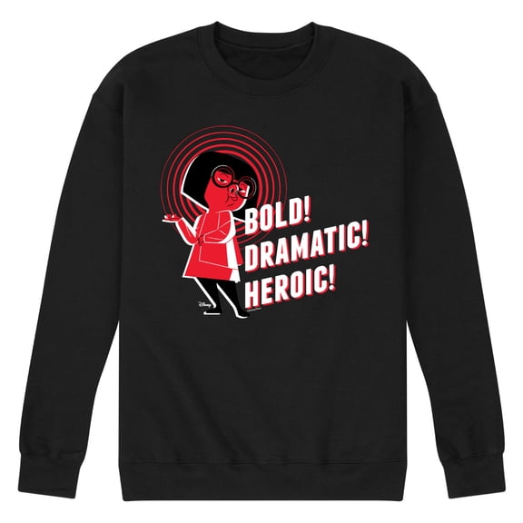 The Incredibles - Bold Dramatic Heroic - Men's Crew Fleece Sweatshirt
