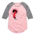 thumbnail image 1 of The Incredibles - Bold Dramatic Heroic - Toddler and Youth Girls Raglan Graphic T-Shirt, 1 of 4