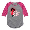 thumbnail image 1 of The Incredibles - Bold Dramatic Heroic - Toddler and Youth Girls Raglan Graphic T-Shirt, 1 of 4