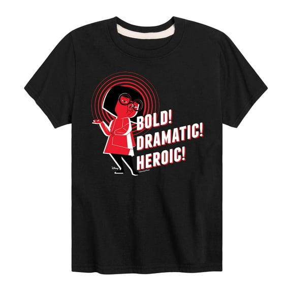 The Incredibles - Bold Dramatic Heroic - Toddler and Youth Short Sleeve Graphic T-Shirt