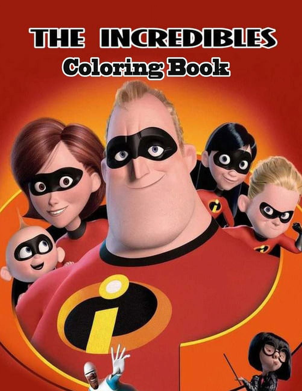 The Incredibles Coloring Book (Paperback) - Walmart.com