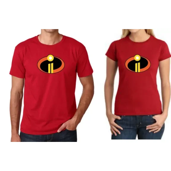 The Incredibles DISNEY family vacation matching Family tshirts ALL STYLES ,Red Color,Size L
