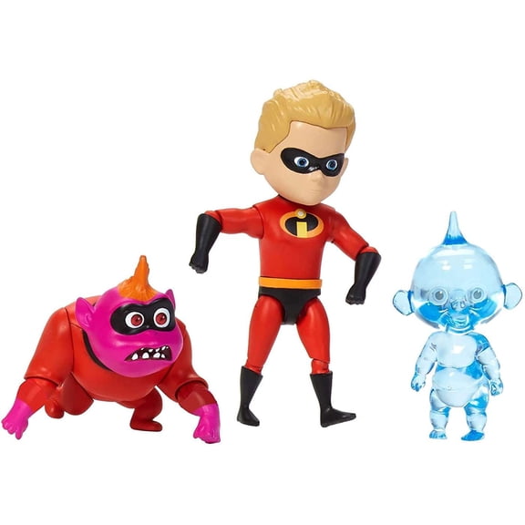 Disney / Pixar Core Dash, Monster & Goo Baby Jack-Jack Action Figure 3-Pack
