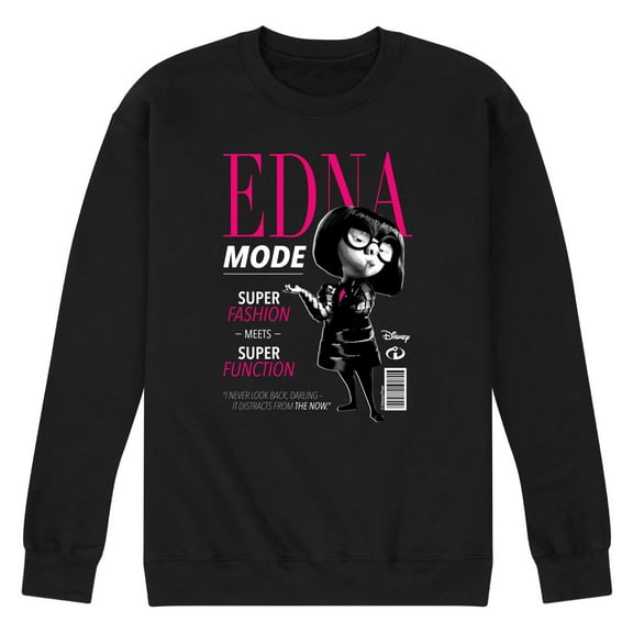The Incredibles - Edna Mode Magazine - Men's Crew Fleece Sweatshirt