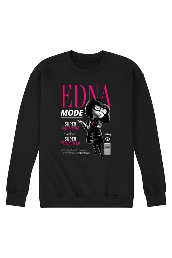 - Edna Mode Magazine - Men's Crew Fleece Sweatshirt
