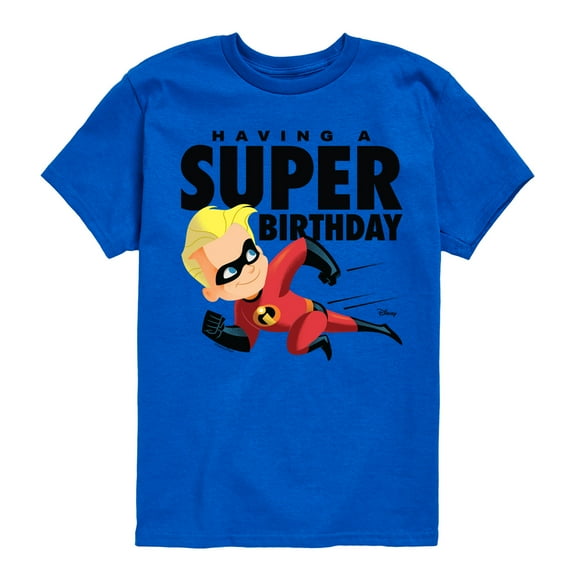 The Incredibles - Having A Super Birthday Dash - Toddler & Youth Short Sleeve Graphic T-Shirt