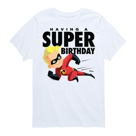 The Incredibles - Having A Super Birthday Dash - Toddler & Youth Short Sleeve Graphic T-Shirt