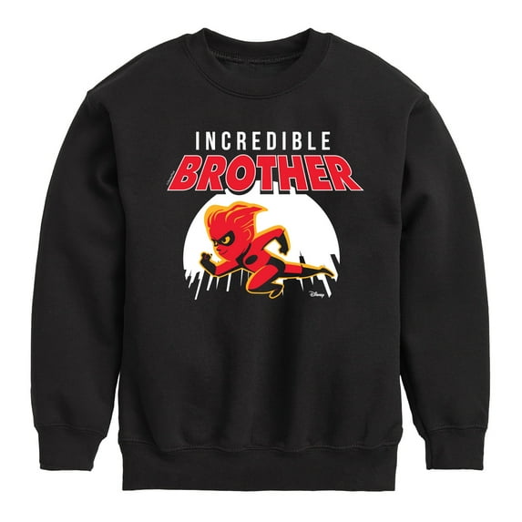 The Incredibles - Incredible Brother - Toddler and Youth Crewneck Fleece Sweatshirt