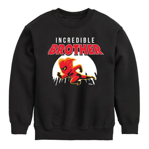 The Incredibles - Incredible Brother - Toddler and Youth Crewneck Fleece Sweatshirt