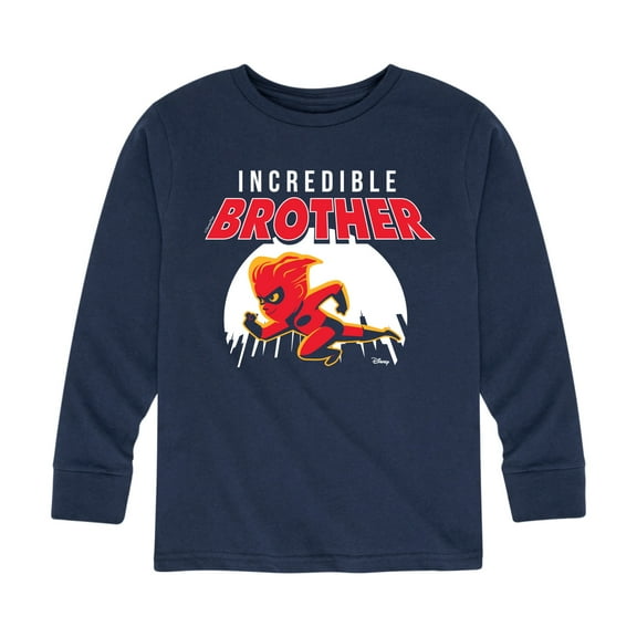 The Incredibles - Incredible Brother - Toddler and Youth Long Sleeve Graphic T-Shirt
