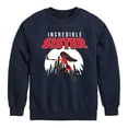 thumbnail image 1 of The Incredibles - Incredible Sister - Toddler and Youth Crewneck Fleece Sweatshirt, 1 of 4