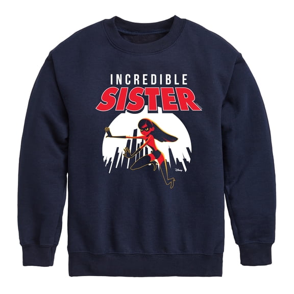 The Incredibles - Incredible Sister - Toddler and Youth Crewneck Fleece Sweatshirt