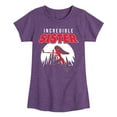 thumbnail image 1 of The Incredibles - Incredible Sister - Toddler and Youth Girls Short Sleeve Graphic T-Shirt, 1 of 4