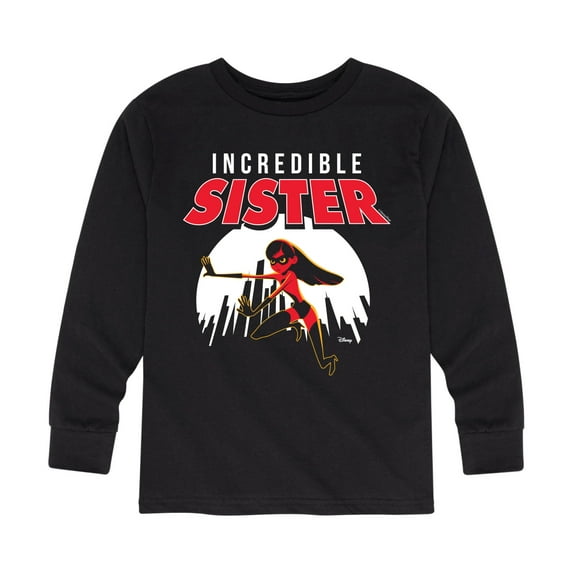 The Incredibles - Incredible Sister - Toddler and Youth Long Sleeve Graphic T-Shirt
