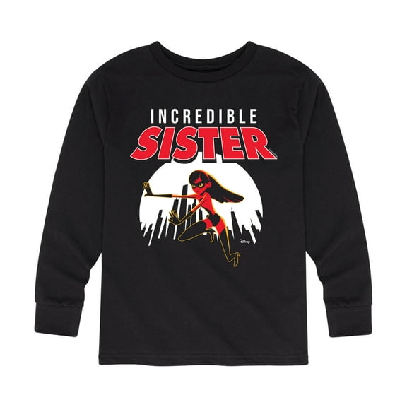 The Incredibles - Incredible Sister - Toddler and Youth Long Sleeve Graphic T-Shirt