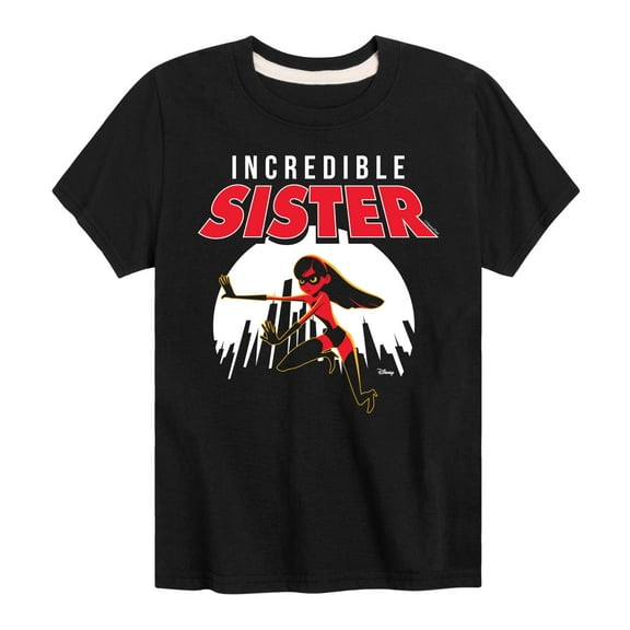 The Incredibles - Incredible Sister - Toddler and Youth Short Sleeve Graphic T-Shirt