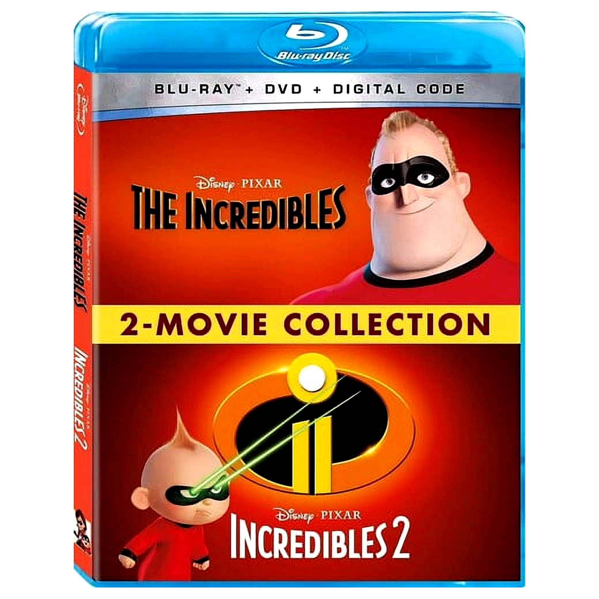 The Incredibles / Incredibles 2: 2-Movie Collection (Blu-ray + DVD