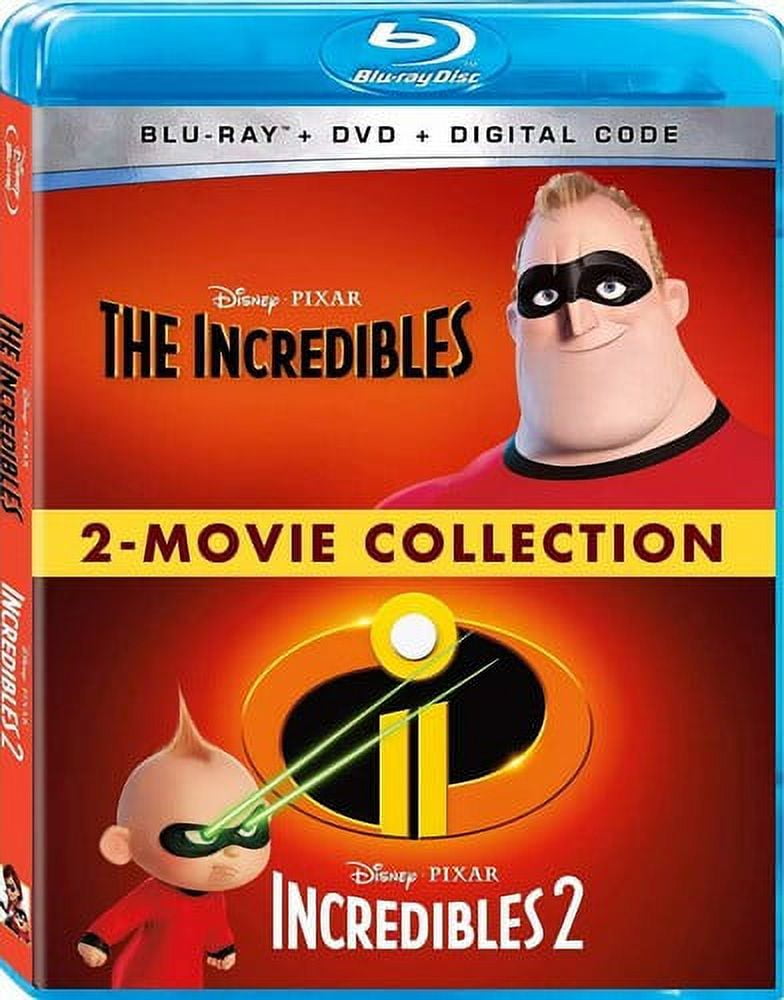 The Incredibles / Incredibles 2: 2-Movie Collection (Blu-ray + DVD), Disney, Kids & Family