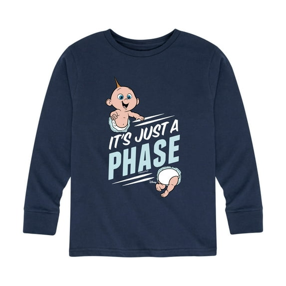 The Incredibles - Its Just A Phase - Toddler and Youth Long Sleeve Graphic T-Shirt